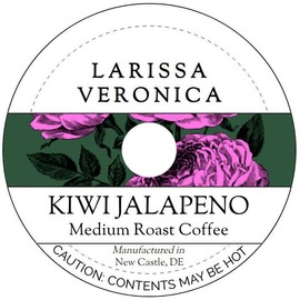 Kiwi Jalapeno Medium Roast Coffee (Single Serve K-Cup Pods) (Gourmet, Naturally Flavored, Whole Coffee Beans) (12 pods, ZIN: 578600) - 3 Pack