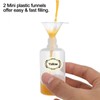 Yalbdopo 50Pcs, 10Ml Empty Plastic Dropper Bottles Portable White Squeezable