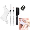 YTAXYZWR Set 5 Pezzi per Modellare Barba e Linee dei