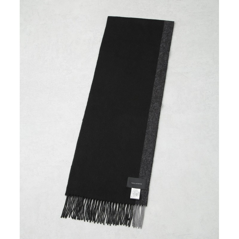 Nano Universe 668-4241201 Men's Soft Cashmere Blend Scarf, 050 brown