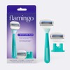 Flamingo Moisture Plus Razor Set with 2 Blade Cartridges &