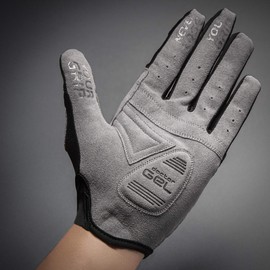 GripGrab Women's Shark Non-Slip Padded Mountain Bike Gloves Full Finger Summer Gravel Cycling Gloves