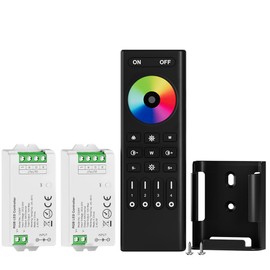 BTF-LIGHTING 5050SMD FCOB COB RGB RF Remote RC03RFB &2PCS C03RF Tuya Controller Kit 4 Zones RF 2.4GHz Wireless Remote Group Control PWM RGB (+ R G B) 4pin LED Strip DC5V DC12V DC24V