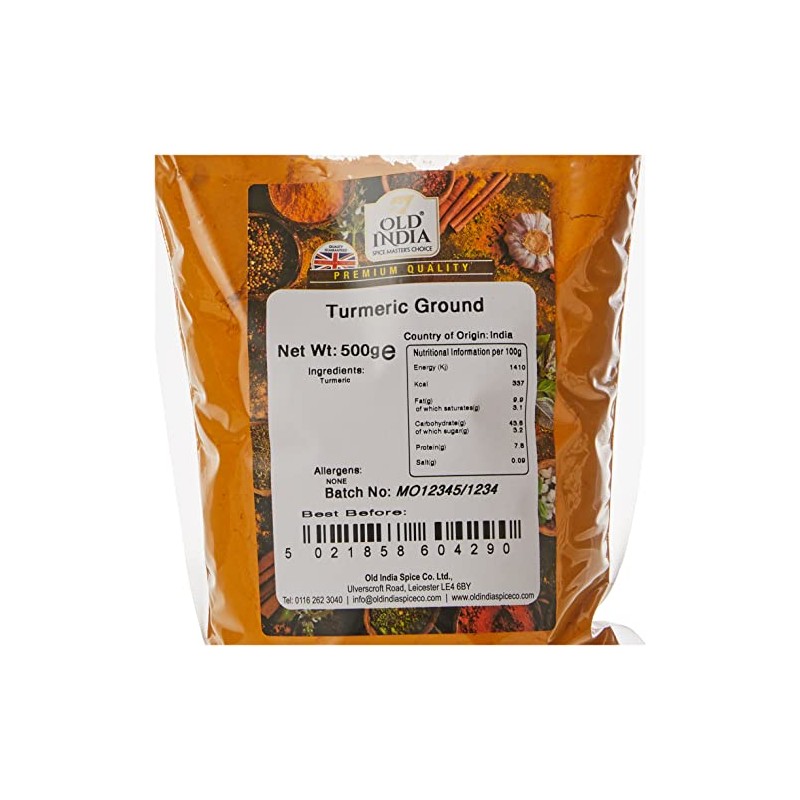 Old India Turmeric Ground 500g