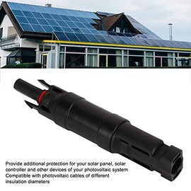 2 conectores solares, 20A IP67 resistente al agua MC4 portafusibles solares integrados, conector fotovoltaico de 1000V Con conector de panel solar de diodo, conector de cable de panel solar para panel