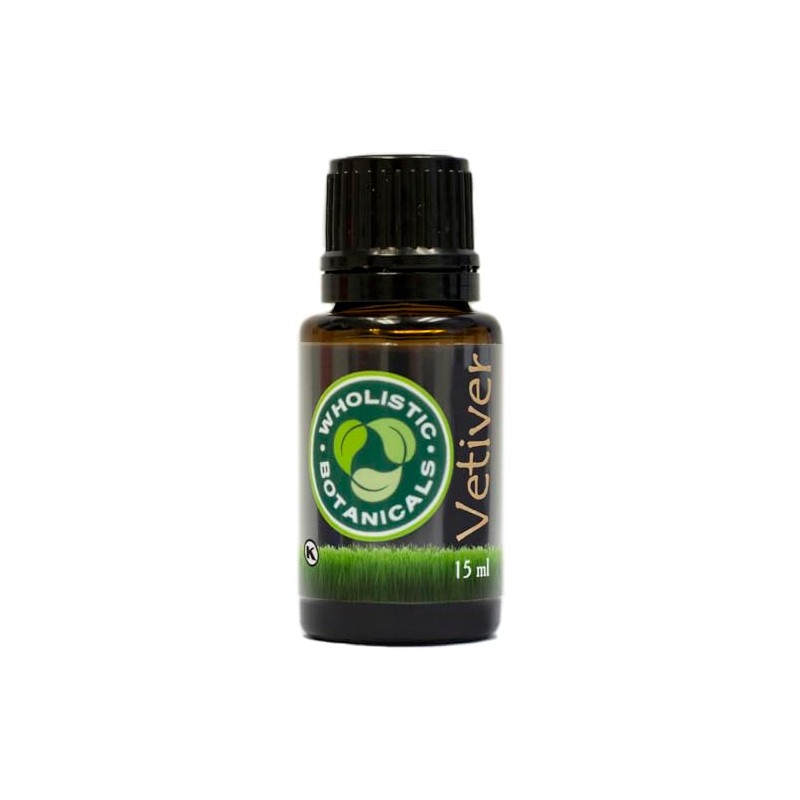 Wholistic Botanicals Vetiver Essential Oil 15 ml.