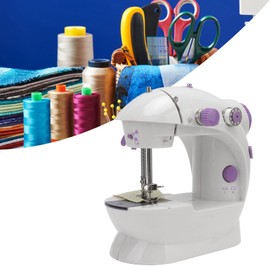 Mini Sewing Machine, Portable Electric Sewing Machine, Compact Structure (US Plug 110V)