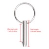 GANGUOLA Quick Release Pin Bimini Top Pins 1/4" Lanyard Boat