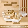 Cycodo 8 in 1 Acrylic Hamster Cage,2-Tier Dwarf Hamster Cage