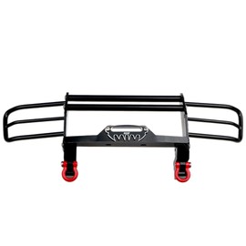 KYX Racing Metal Front Bumper Upgrades Parts Accessories for 1/10 RC Crawler Car Traxxas TRX4 2021 Ford Bronco