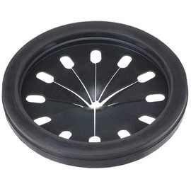 Belca Made in Japan Drain Lid, Sink Plug Stopper, Replacement for Drains Diameter 5.7 inches (14.5 cm), Measures Diameter 5.6 inches x Height 0.7 inches (14.4 x 1.7 cm), Black SP-204K