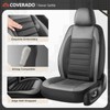 Car Seat Covers Full Set, Memory Foam Leather Car Seat