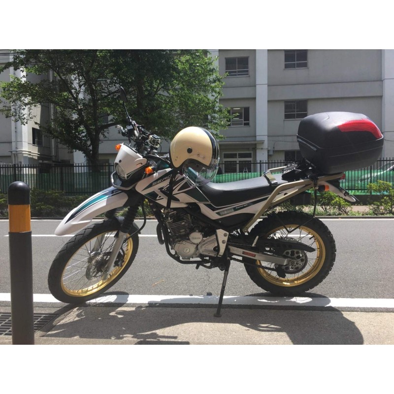 AQIMY Universal Motorcycle Side Bag, Support Bar, Bag Stay, Steel,