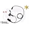 Tactical Ear Gadgets Quick Release Police Earpiece Coyote Lapel Microphone (Replacement Kit)