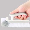 Tile Grout Scrub Brush, Curved End Bristles, Corner Scrub Brush,