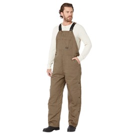 Ariat Mens Rebar Duracanvas Stretch Insulated Bib Overalls, Field Khaki, Large US