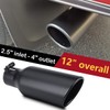 LCGP 2.5 Inch Inlet Exhaust Tip 2.5" x 4" x
