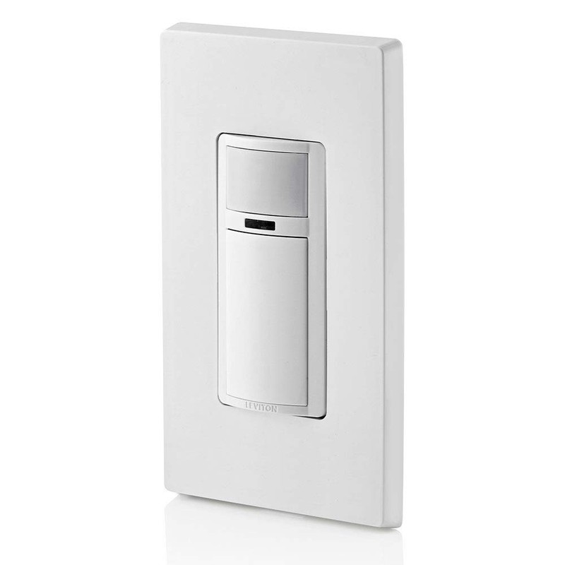 Leviton Decora Vacancy Motion Sensor In-Wall Switch, Manual-On, 5A, Works