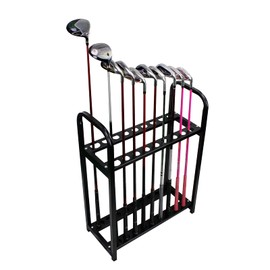 DEIGEHJRE Golf Putter Stand, Golf Club Holder, Putter Rack Display Rack Indoor Outdoor, Golf Club Racks for Garage Storage | Easy to Assemble - Holds 18 Clubs
