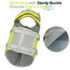 VIVAGLORY Sports Style Dog Life Jacket with Extra Flotation, Adjustable