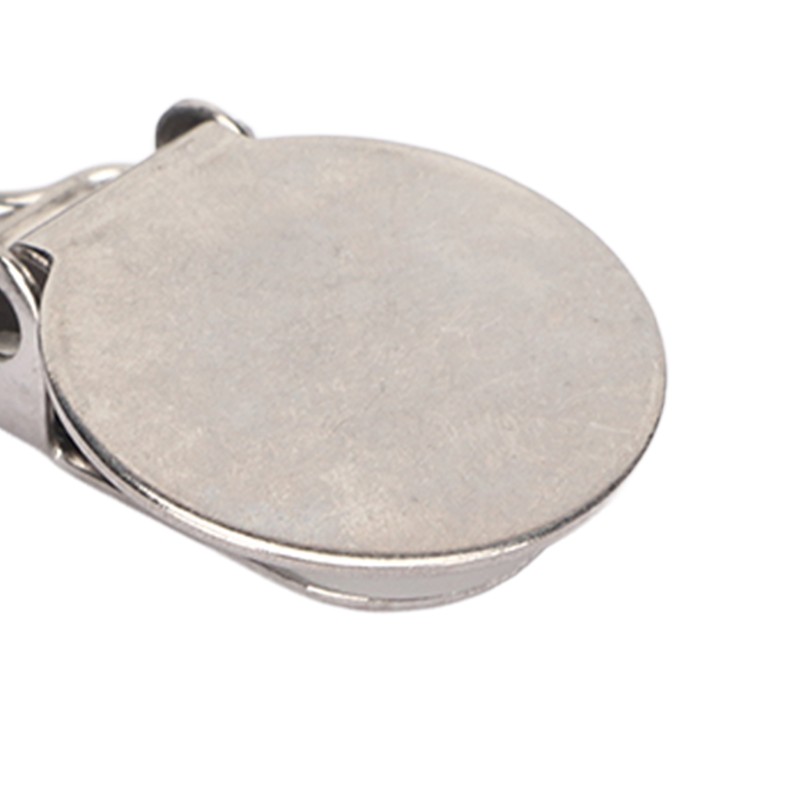 30pcs Metal Round Pacifier Clips for Toddler Rust Prevention Electroplated