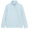 Lands' End Boys Half Zip Pullover Large Dream Blue