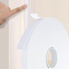 Weather Stripping Door Seal White,Self Adhesive Foam Tape High Density