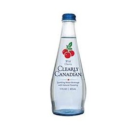 Clearly Canadian Wild Cherry Sparkling Water 11oz (Pack of 2)