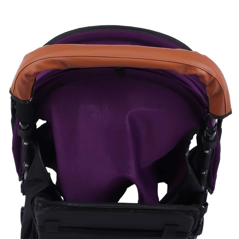 Leather Stroller Handle Cover Baby Stroller Handlebar Cover Armrest Bumper