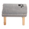 Cat Tunnel Bed Elevated Wooden Legs Cat Tunnel Soft Felt