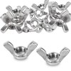 GothicBride Pack of 25 Wing Nuts, M5, Stainless Steel 304