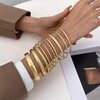 Gold Bangles for Women Gold Bracelet Stack Indian Bracelet Stackable