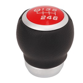 6 Speed Car Gear Shift Knob Head Automatic Gear Shift Handle Replacement for Subaru Red