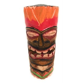Tiki Totem 6" w/Lava Hawaii - Hand Carved & Painted | #dpt535815d
