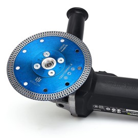 Solidure Extra Thin Diamond Cutting Disc 125mm x M14 Turbo Diamond Saw Blade for Cutting Grinding Granite Marble Concrete Tiles