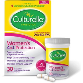 Culturelle Culturelle Bundle of Culturelle Women's 4-in-1 Protection, Daily Probiotics for Women - 30 Count + Culturelle Men's Daily Health Probiotic & Multi-Vitamin, Digestive & Immune Health, 30 Count