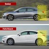 2PCS Car Rear Trunk Organizer Side Divider Board Compatible with