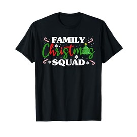 Christmas Family Squad Shirts, Men Women Kids Xmas Matching T-Shirt