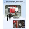 600V Solar DC PV Combiner Box 1 String IP65 Waterproof