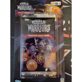 Topps World Of Warriors Trading Cards Blister Pack Toys R Us Exclusive Sealed
