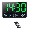 KeeKit Led Wall Clock, Digital Wall Clock, Digital Clock with