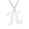 TEAMER Delicate PI Symbol Necklace Lightweight PI Math Symbol Pendant