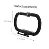 KOMBIUDA Rig Handheld Camera Stabilizer with Non Slip Base Screw