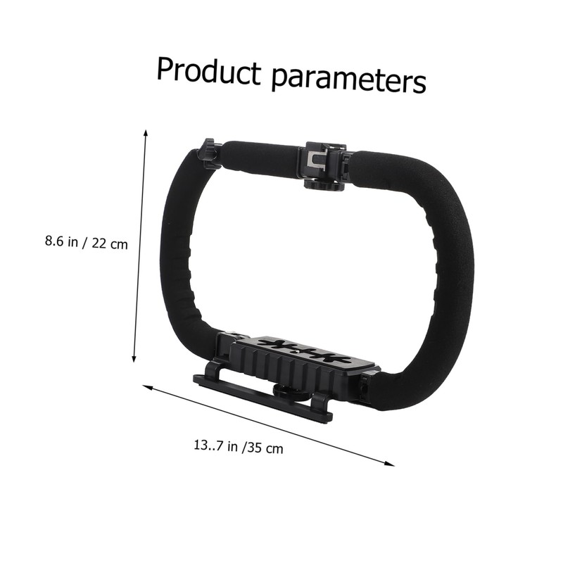 KOMBIUDA Rig Handheld Camera Stabilizer with Non Slip Base Screw