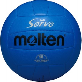 Molten EV4B Volleyball Soft Serve Lightweight No. 4 Ball, Blue