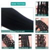 UPruyo Pre Stretched Braiding Hair Black 1b Hypoallergenic Prestretched Braiding