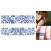 GZBH23 24 Temporary Bracelet Tattoo Rose Tattoo Butterfly Tattoo Semi-Permanent