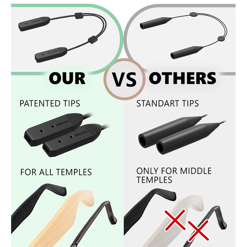 SIGONNA Sunglasses Holder Strap - Glasse Strap Eyewear Retainer No