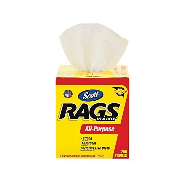 Scott Products 75260 Scott Rags In-A-Box 200 Count