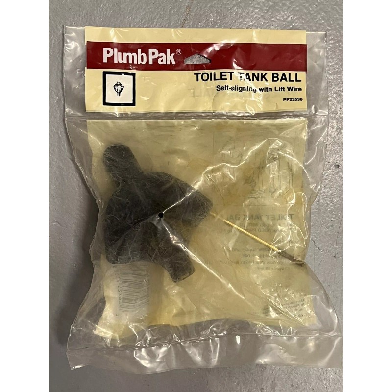 BALL Plumb Pak Toilet Tank Ball Self-Aligning w/Lift Wire (1